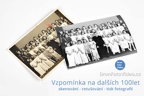 Renovace starých fotografií a alb, skenování a tisk fotografií